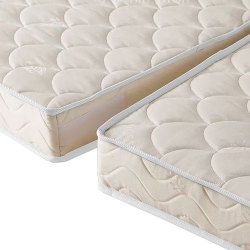 Matelas enfant évolutif 50x90, 90x140 ou 90x190 cm TREVIA en tissu bio coton ép.10 cm