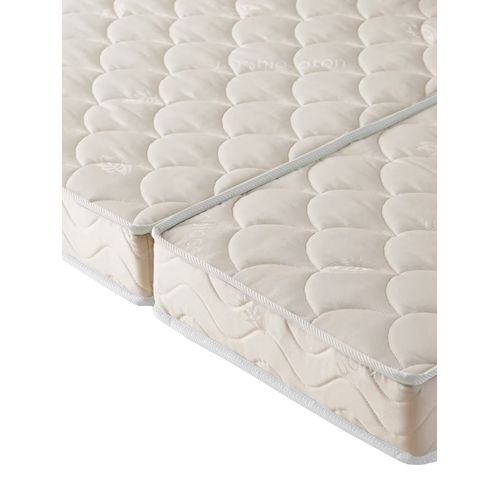 Matelas enfant évolutif 50x90, 90x140 ou 90x190 cm TREVIA en tissu bio coton ép.10 cm