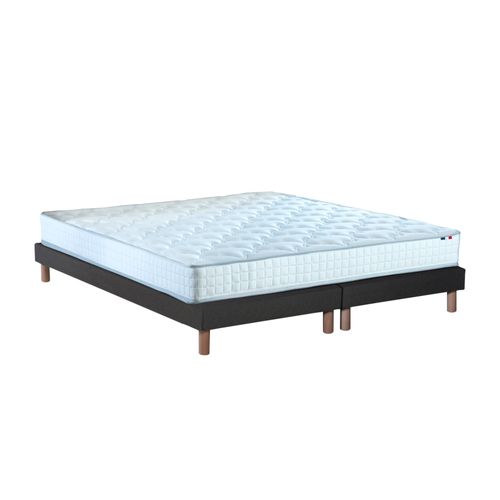 Pack Astre Matelas Ressorts + Sommier + Couette + Oreillers 2x80x200