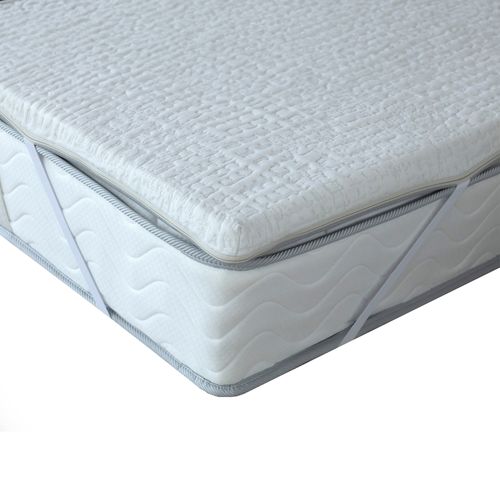 Surmatelas Mousse Haute Résilience 7 Zones 140 X 190 Déhoussable