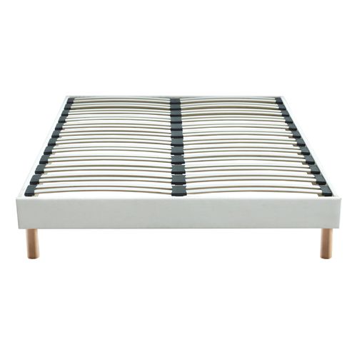Sommier en kit 140x190 cm LUCIO blanc