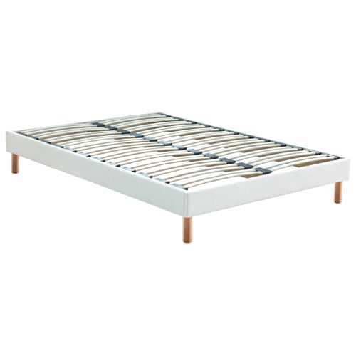 Sommier en kit 140x190 cm LUCIO blanc