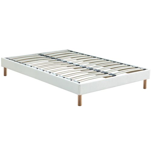 Sommier en kit 160x200 cm LUCIO blanc