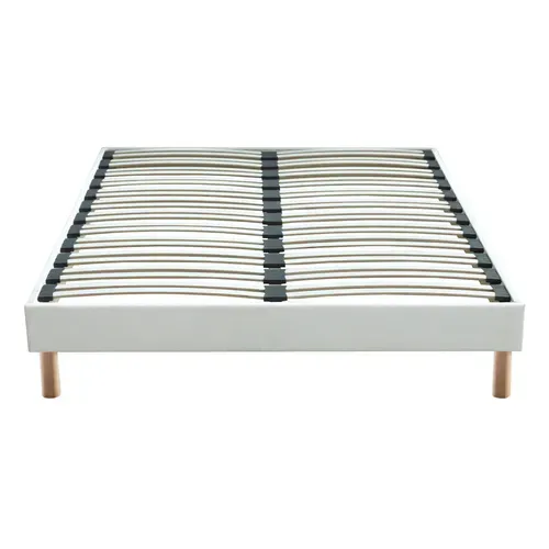 Sommier en kit 180x200 cm LUCIO blanc