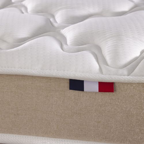 Matelas Mousse 90x190 cm Initiale Bi-confort Accueil Latex - Équilibre Et Nuits Paisibles