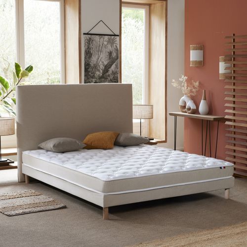 Matelas Mousse 140x200 cm Initiale Bi-confort Accueil Latex - Équilibre Et Nuits Paisibles