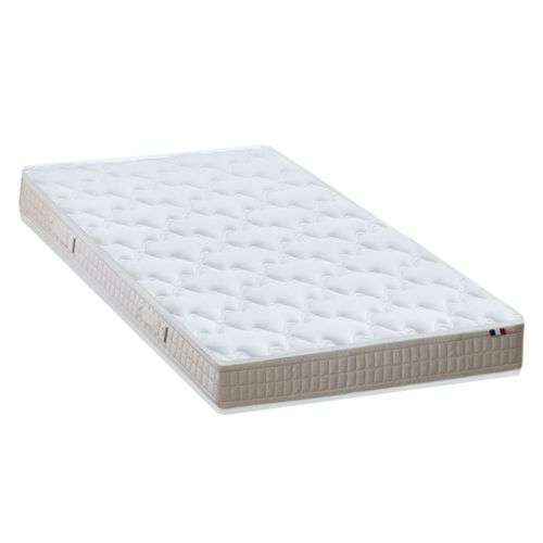 Matelas Latex 90x200 cm PURE - 3 Zones - Confort Ergonomique Made In France