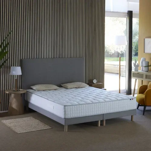 Matelas Ressorts 180x200 Cm ODYSSEE 7 Zones Accueil Mémoire De Forme, Soutien Ferme