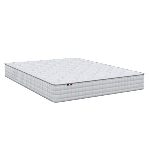 Ensemble Matelas Ressorts Astre + Sommier 140 X 200 Sommier Gris