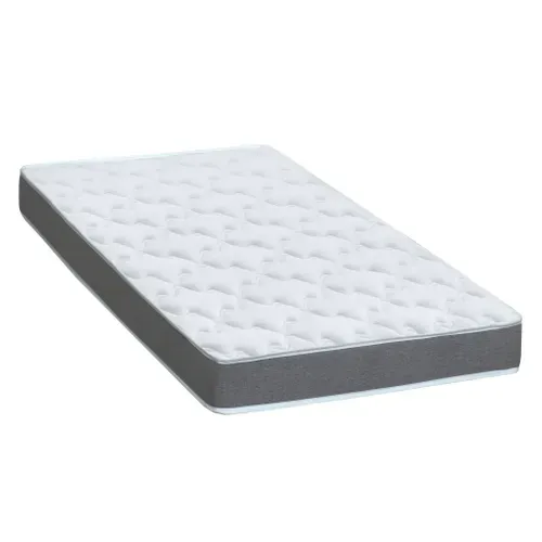 Lit Électrique Relaxation à Plots + Matelas Mousse Mémoire De Forme 90x190 cm
