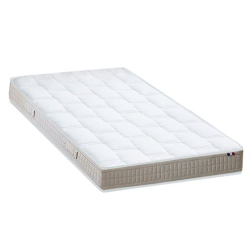 Ensemble Literie électrique Relaxation à Plots + Matelas 100% Latex - 90 X 190 Cm