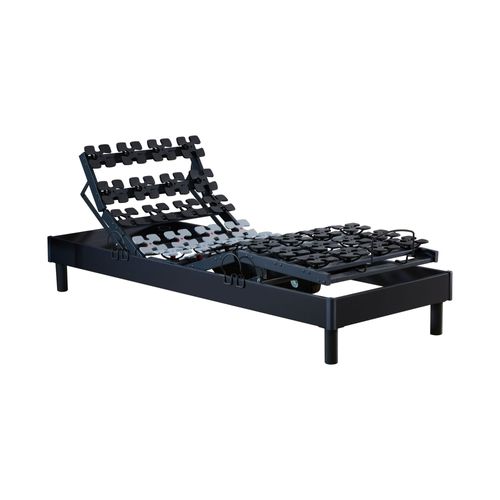 Ensemble Literie électrique Relaxation à Plots + Matelas 100% Latex - 90 X 190 Cm