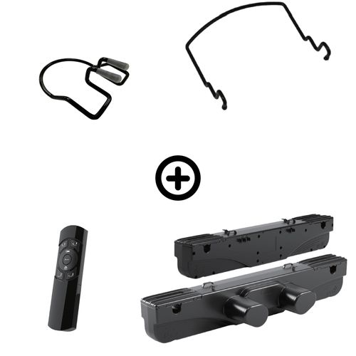 Lit Électrique De Relaxation Lattes + Matelas 100% Latex Gris Clair 140x190 cm