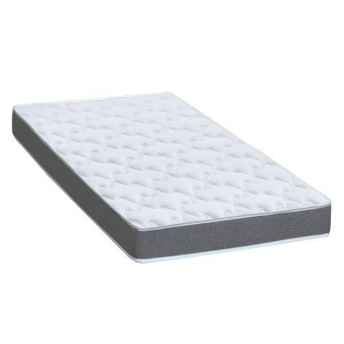Lit Électrique Relaxation Lattes + Matelas Mousse 35hr Gris Clair 140x190 cm