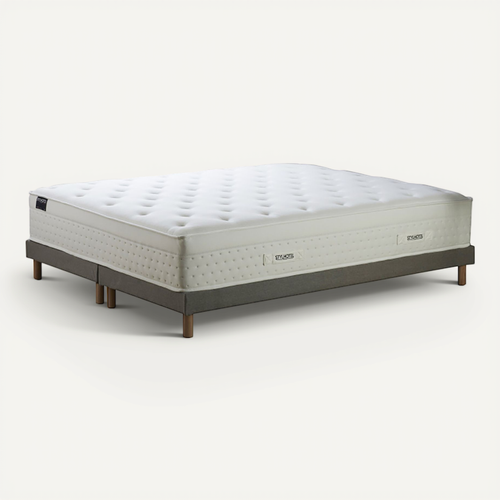 Matelas Hybride Sommier Lattes Flexibles 2x80x200