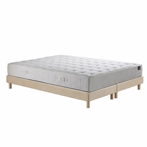 Matelas Hybride Pulsar Mémoire De Forme H27 Sommier Beige
