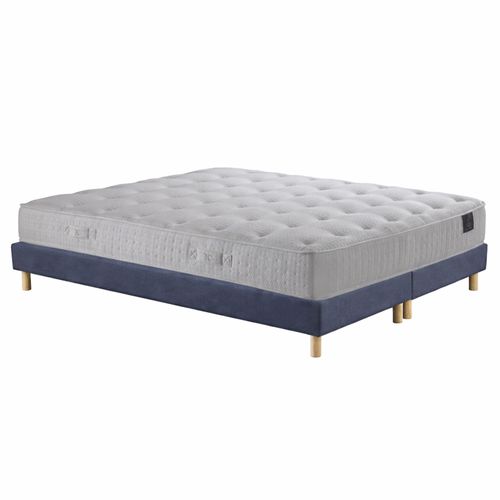 Matelas Hybride Pulsar Mémoire De Forme H27 Sommier Bleu