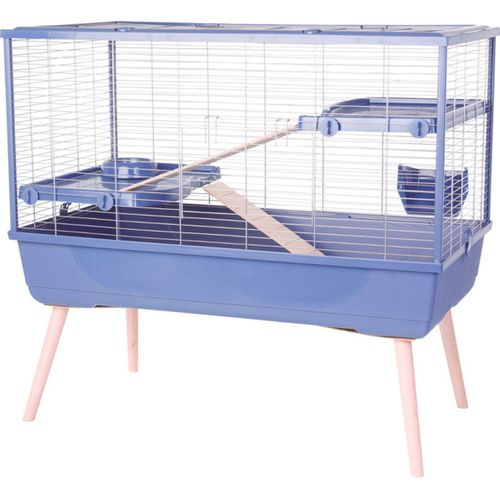Cage Multi-niveaux Pour Lapins Et Rongeurs 99 X 54 X 92 Cm - 2 Niveaux