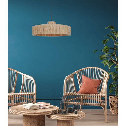Lustre Raphia Suspension Phu Quoc, Raphia, Diam. 45 Cm, - Lustre - Suspension BUT