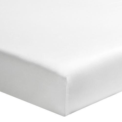Protège-matelas Molleton En Coton Blanc 140x190