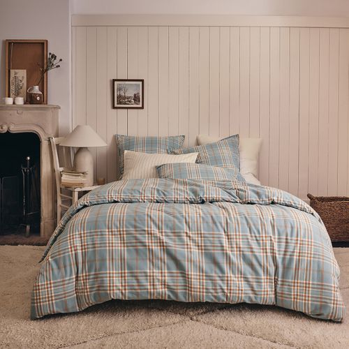 Parure De Lit En Flanelle De Coton Multicolore 240 X 220 Cm