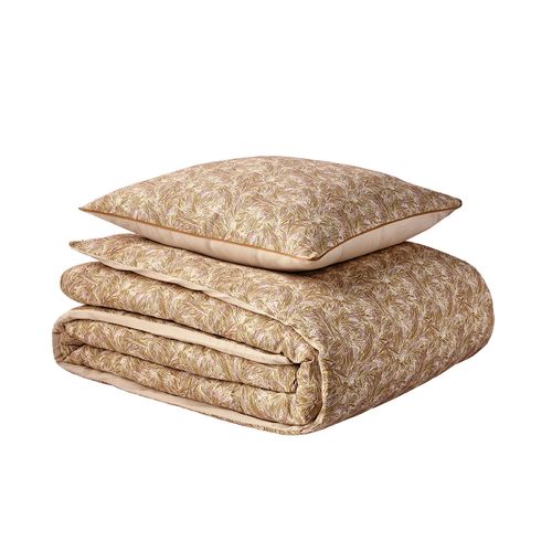 Parure De Lit En Satin De Coton Vert 240 X 220 Cm