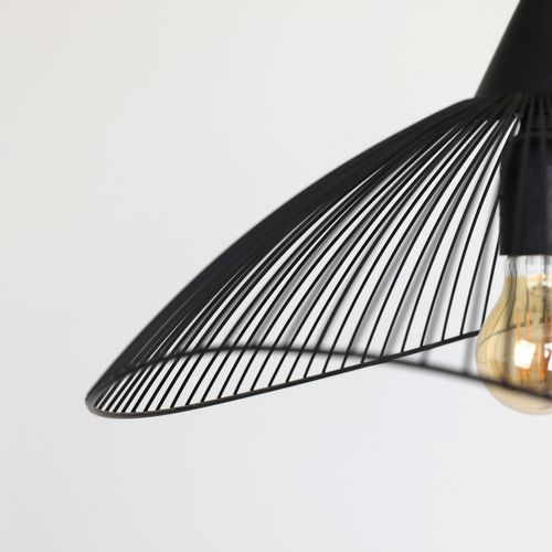 Suspension D. 45 cm KASTELI Noire vue détaillée