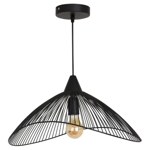 Suspension D. 45 cm KASTELI Noire vue de face