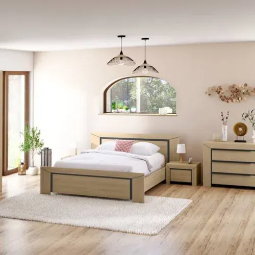 Suspension Rotin D.45 KASTELI Noir & naturel