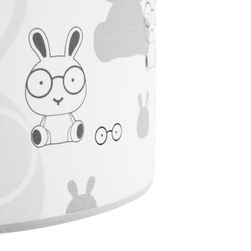 Suspension lapins H. 20,5 cm BUNNY blanc vue détaillée