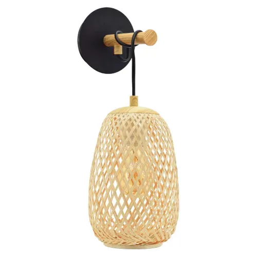 Applique bambou H. 37 cm KATCHA Naturel vue 3/4