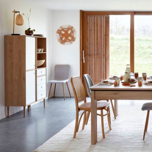 Lampe à poser bambou H. 49 cm KATCHA Naturel