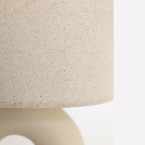 Lampe à poser H. 32,5 cm DOONUST Ecru