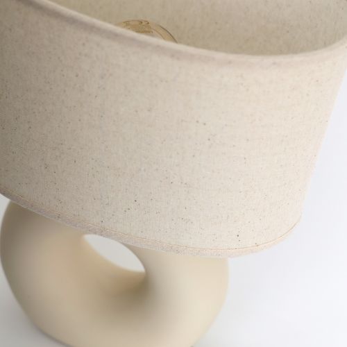 Lampe à poser H. 32,5 cm DOONUST Ecru