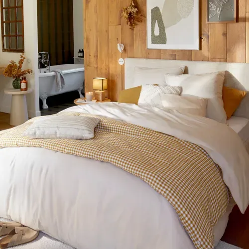 Lampe à poser H. 27 cm AMAL Jaune vue d'ambiance 1