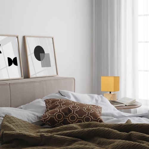 Lampe à poser H. 27 cm AMAL Jaune