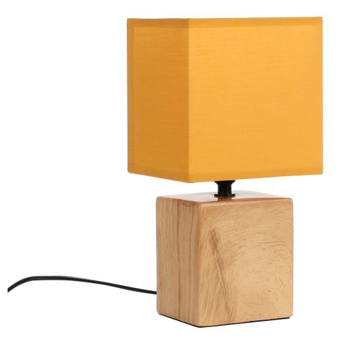 Lampe à poser H. 27 cm AMAL Jaune vue 3/4