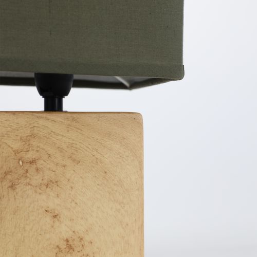 Lampe à poser H. 27 cm AMAL Verte vue détaillée