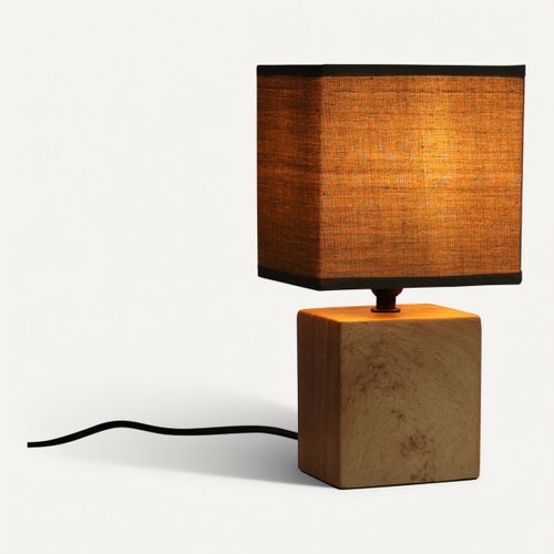 Lampe à poser H. 27 cm AMAL Verte