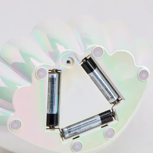 Coquillage lumineux H. 14,8 cm SIENA Nacré vue accessoires