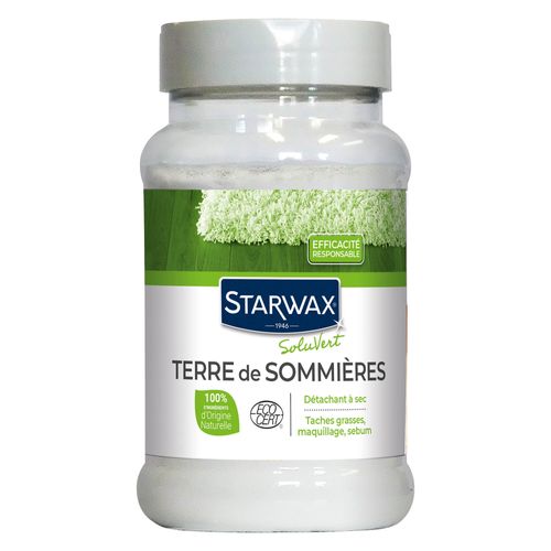 Détachant pour tissus/moquette STARWAX Terre de Sommières 200GR vue de face