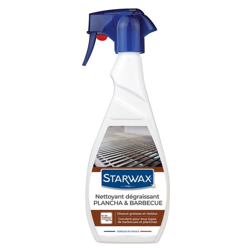 Nettoyant détartrant STARWAX pour plancha et barbecue vue de face
