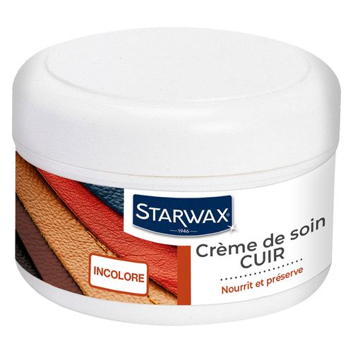 Crème nourissante pour cuir STARWAX 150ml vue de face
