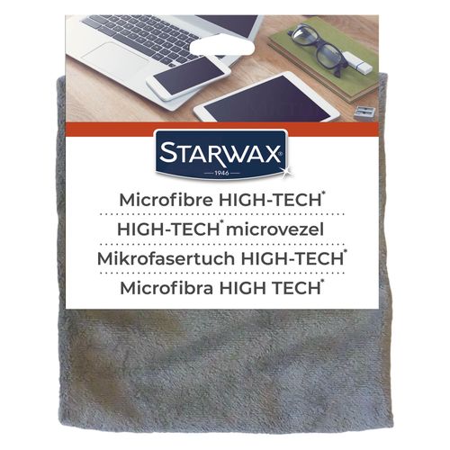 Nettoyage ecran STARWAX Lavette microfibre high tech