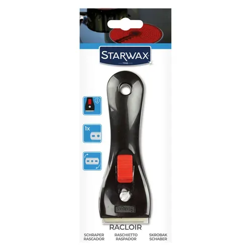 Racloir induction STARWAX et vitrocéramique vue de face