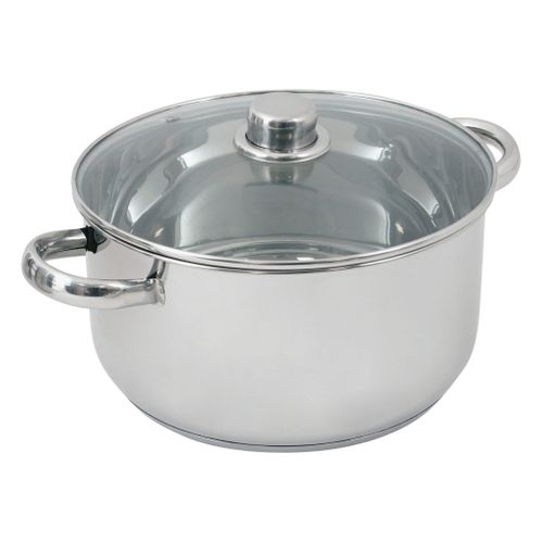 Faitout 6 litres Ø. 24 cm  Gris vue 3/4