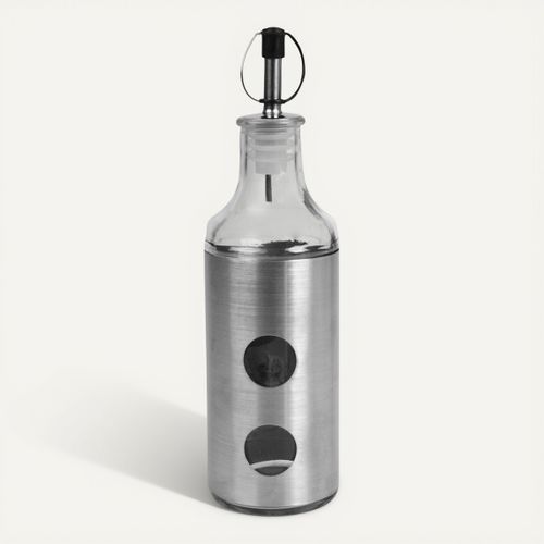 Huilier Redonda 125 Ml En Verre Anti-Goutte Avec Bec Verseur