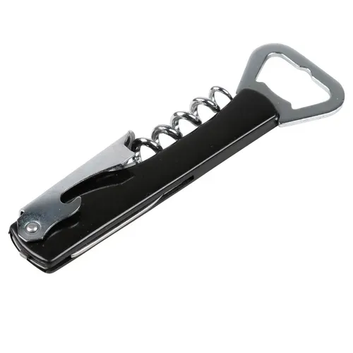 Tire bouchon L 13,5 cm  Noir vue de face