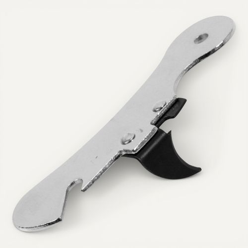 Ouvre-boîte L. 9,5 cm Gris vue de face