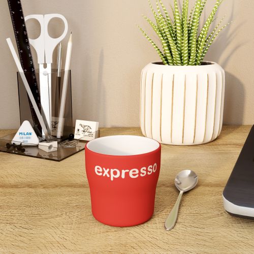 Tasse expresso 11cl NEO Rouge vue d'ambiance 1
